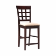Kingfisher Lane 7-piece Wood Square Transitional Dining Set Cappuccino