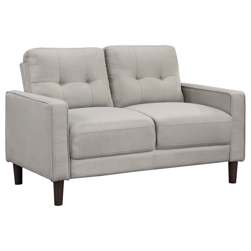Kingfisher Lane 3-Piece Upholstered Fabric Sofa Set with Track Arms in Beige