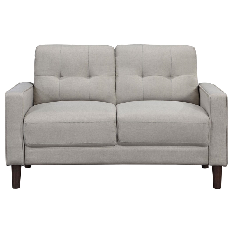 Kingfisher Lane 3-Piece Upholstered Fabric Sofa Set with Track Arms in Beige