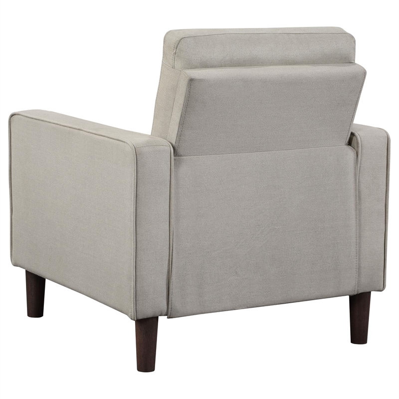 Kingfisher Lane 3-Piece Upholstered Fabric Sofa Set with Track Arms in Beige