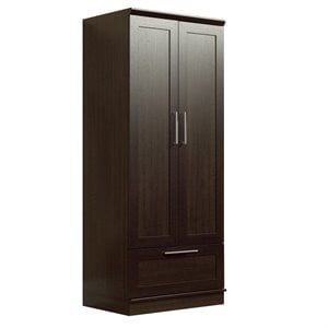 Kingfisher Lane Engineered Wood Wardrobe Armoire in Dakota Oak Finish