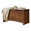 Kingfisher Lane Modern Engineered Wood Storage Chest in Oiled Oak