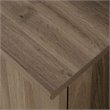 Kingfisher Lane Engineered Wood L-Shaped Computer Desk in Salt Oak