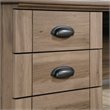 Kingfisher Lane Engineered Wood L-Shaped Computer Desk in Salt Oak
