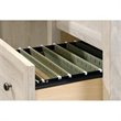 Kingfisher Lane Engineered Wood Executive Desk in Chalked Chestnut