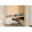 Kingfisher Lane Engineered Wood Executive Desk in Chalked Chestnut