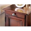 Kingfisher Lane Transitional Wood Storage End Table in Cherry