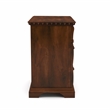 Kingfisher Lane Transitional Wood 3-Drawer Nightstand in Cherry