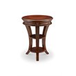Kingfisher Lane Contemporary Round Accent End Table in Cherry