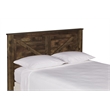 Kingfisher Lane Contemporary Queen Headboard in Rustic Finish