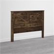 Kingfisher Lane Contemporary Queen Headboard in Rustic Finish