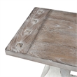 Kingfisher Lane Contemporary Sofa Table with Bottom Shelf in Distressed White
