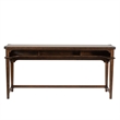 Kingfisher Lane Medium Brown 4 Piece Console Set (1-Console 3-Stools)