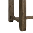 Kingfisher Lane Modern Multipurpose Wood Bar Table Set in Gray
