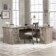 Kingfisher Lane Engineered Wood L-Shaped Computer Desk in Split Oak
