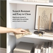 Kingfisher Lane Contemporary 5 Shelf Bookcase in White Finish