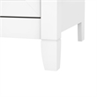 Kingfisher Lane Modern 2 Drawer File Cabinet in White & Gray