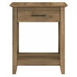 Kingfisher Lane Modern End Table with Storage in Reclaimed Pine