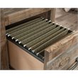 Kingfisher Lane Modern Engineered Wood Desk in Rustic Cedar/Brown