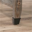 Kingfisher Lane Modern Engineered Wood Desk in Rustic Cedar/Brown