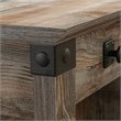 Kingfisher Lane Modern Engineered Wood Desk in Rustic Cedar/Brown