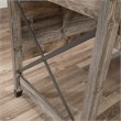Kingfisher Lane Modern Engineered Wood Desk in Rustic Cedar/Brown
