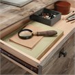 Kingfisher Lane Modern Engineered Wood Desk in Rustic Cedar/Brown