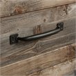 Kingfisher Lane Modern Engineered Wood Desk in Rustic Cedar/Brown