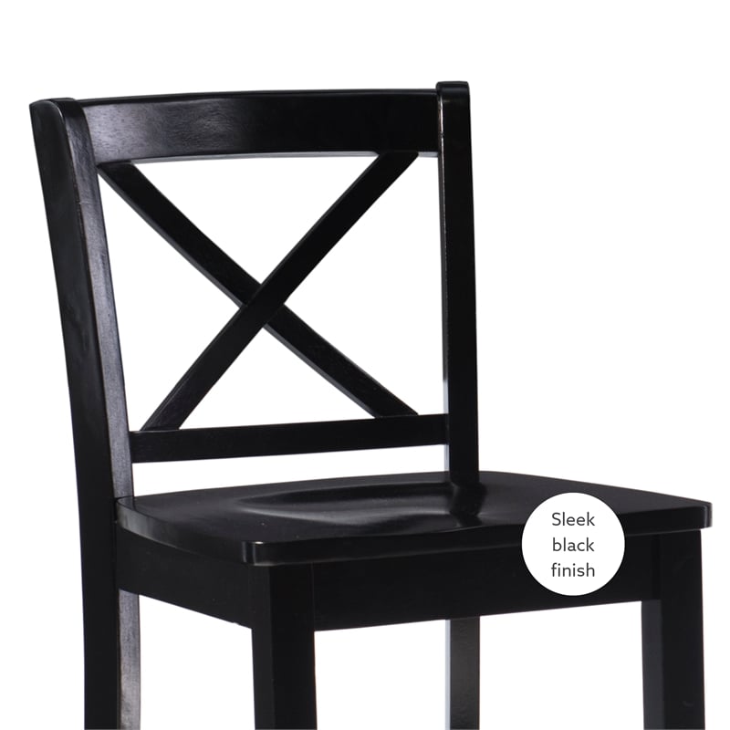 Kingfisher Lane Wood Counter Stool 24