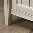 Kingfisher Lane Engineered Wood L-Shaped Computer Desk in Chalked Chestnut