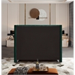 Kingfisher Lane Tufted Green Velvet Wingback Queen Bed Frame
