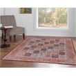Laysan Home Traditional Woven Polyester 5'x7' Rug in Red