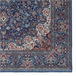 Laysan Home Traditional Woven Polyester 5'x7' Rug in Blue