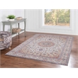 Laysan Home Traditional Woven Polyester 5'x7' Rug in Ivory