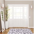 Laysan Home Transitional Woven Polyester 3'x5' Rug in Gray