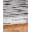 Laysan Home Transitional Woven Polyester 5'x7' Rug in Gray