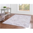 Laysan Home Transitional Woven Polyester 5'x7' Rug in Gray