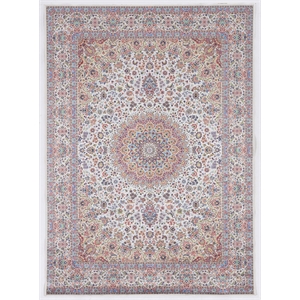 Laysan Home Traditional Woven Polyester 2'2&quotx3'2&quot Rug in Ivory