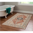 Laysan Home Traditional Machine Made Polyester 3'x5' Rug in Ivory