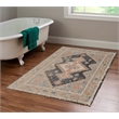 Laysan Home Traditional Machine Made Polyester 3'x5' Rug in Ivory