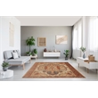 Laysan Home Traditional Machine Made Polyester 8'x10' Rug in Ivory