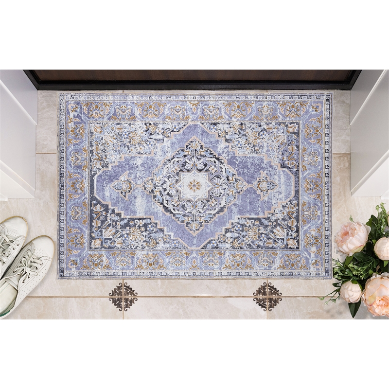 Laysan Home Traditional Woven Polyester 2'2