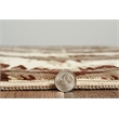 Laysan Home Transitional Silk Chevron Polyester 5'x7'6