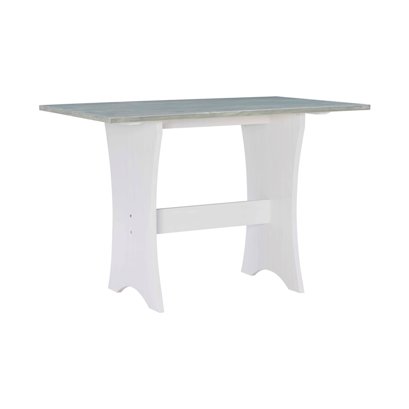 Laysan Home Wood Gray Dining Nook Corner Hidden Storage 66.88