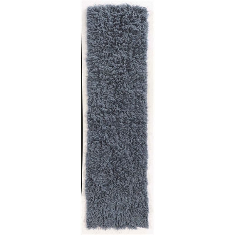 Laysan Home Transitional Flokati Hand Woven Wool 2'4