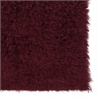 Laysan Home Transitional Flokati Hand Woven 8'x10' Rectangle Rug in Burgundy