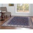 Laysan Home Traditional Woven Polyester 5'x7' Rectangle Rug in Blue and Ivory