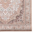 Laysan Home Traditional Woven Polyester 5'x7' Rectangle Rug in Ivory and Gold