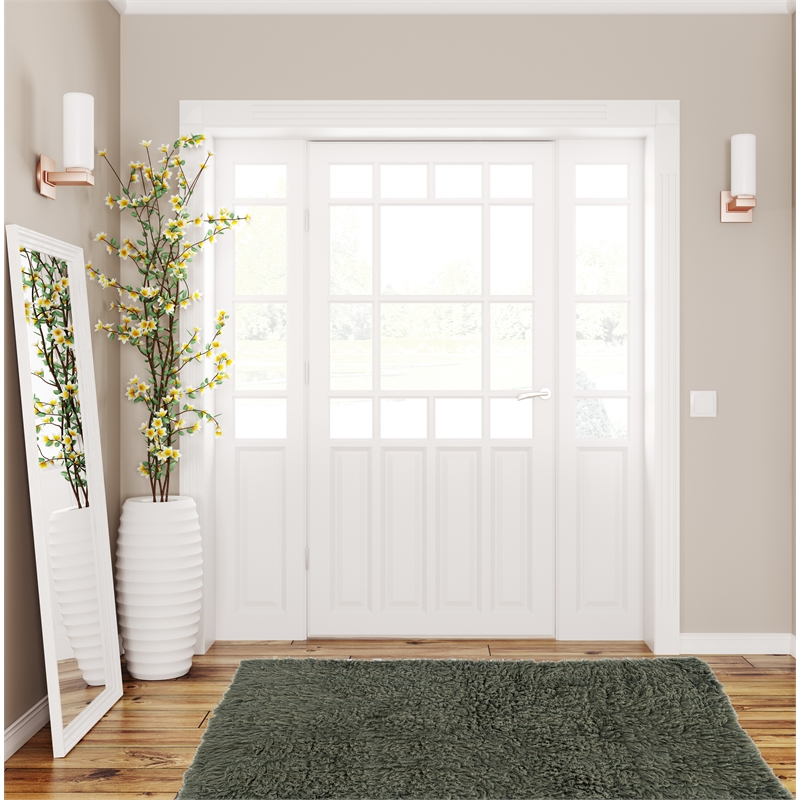 Laysan Home Transitional Flokati Hand Woven Wool 3'6