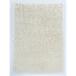 Laysan Home Transitional Flokati Hand Woven Wool 5'x8' Rectangle Rug in Natural